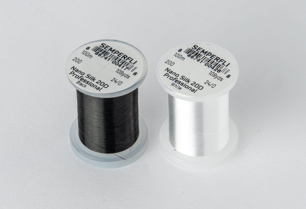 センパーフライ | Semperfli – ナノシルク 24/0 プロフェッショナルGSPスレッド 100m