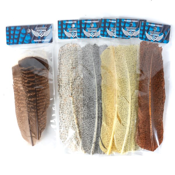 フェザーアンドフライ | Feather & Fly - ターキー テールクイル: セレクト2ペア